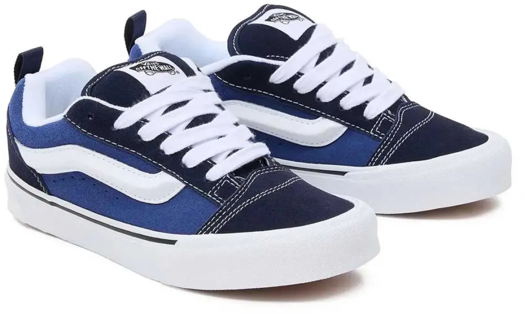 Vans Knu Skool VN0009QCNWD Sneakers - Blauw/Wit - afbeelding 4 van 6