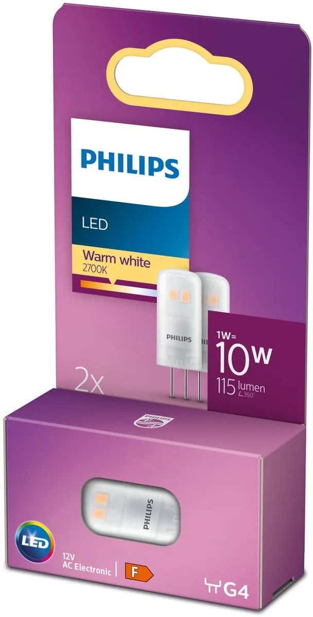 Philips energiezuinige LED Capsule Transparant
