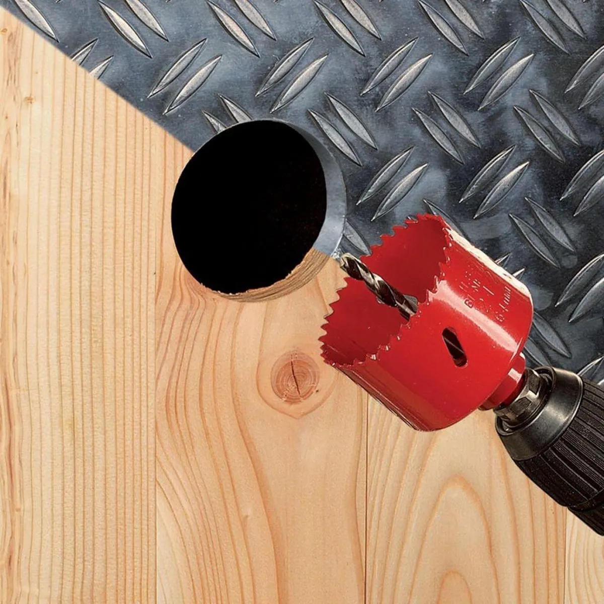 Wolfcraft BiM Gatenzaag 68mm 5474000 - Hout/Aluminium/Gips/Metaal