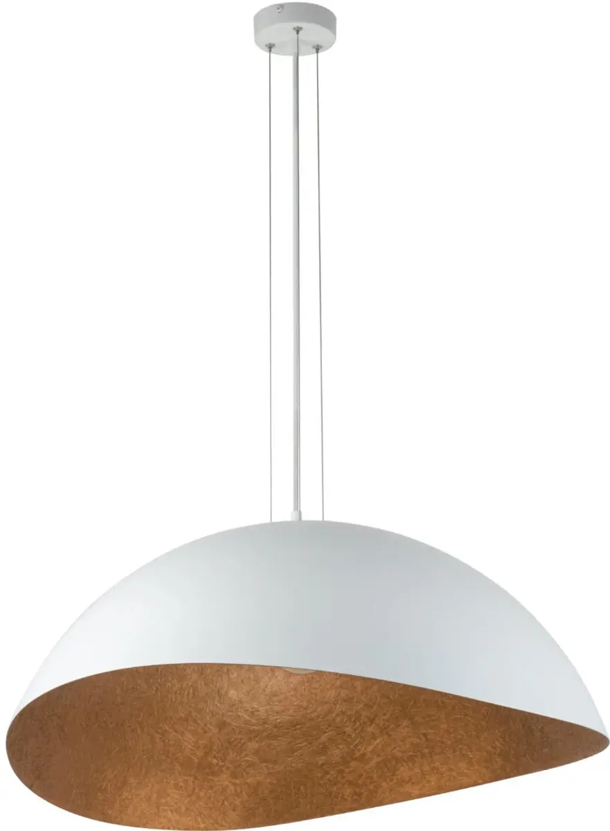 Sigma Solaris L hanglamp wit/koper