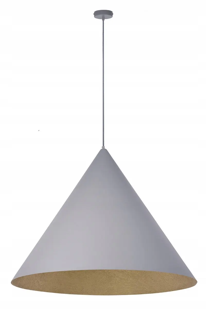 Sigma Vesuvio Hanglamp Grijs/Goud L 3xE27 Plafondlamp
