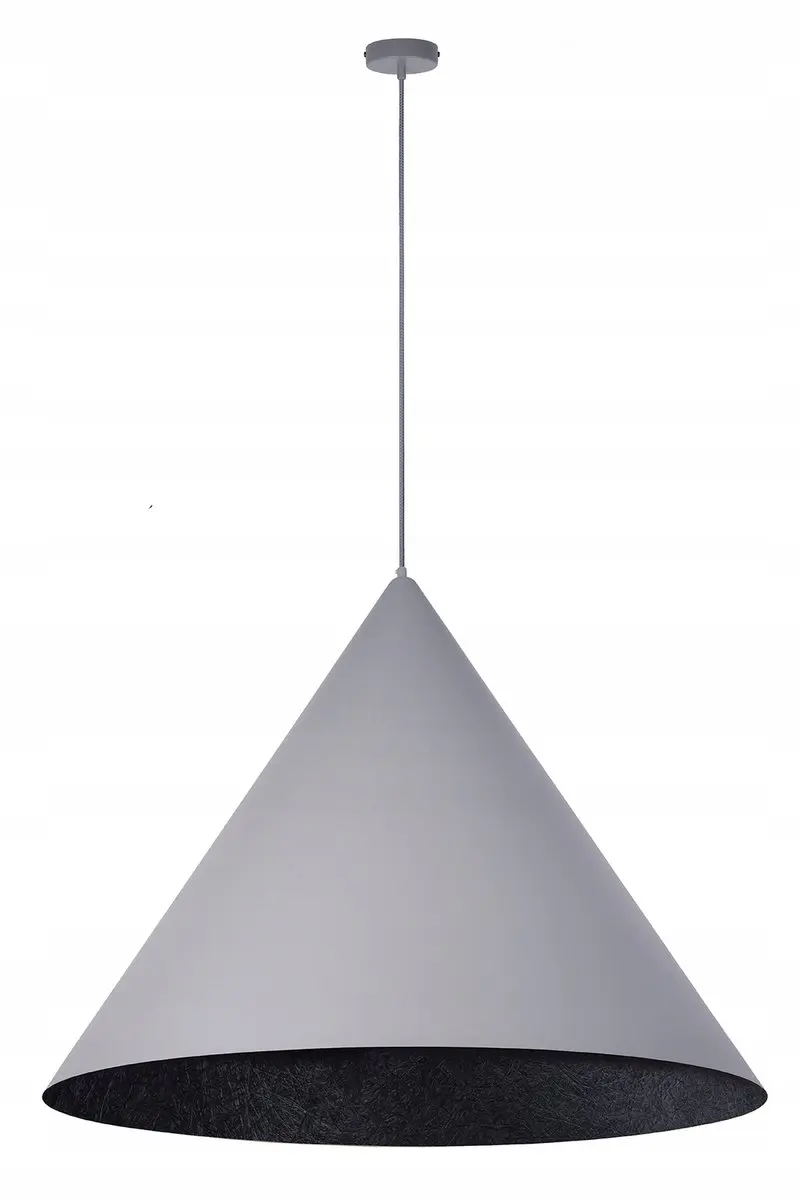 Sigma Vesuvio Hanglamp Grijs/Zwart L 1xE27