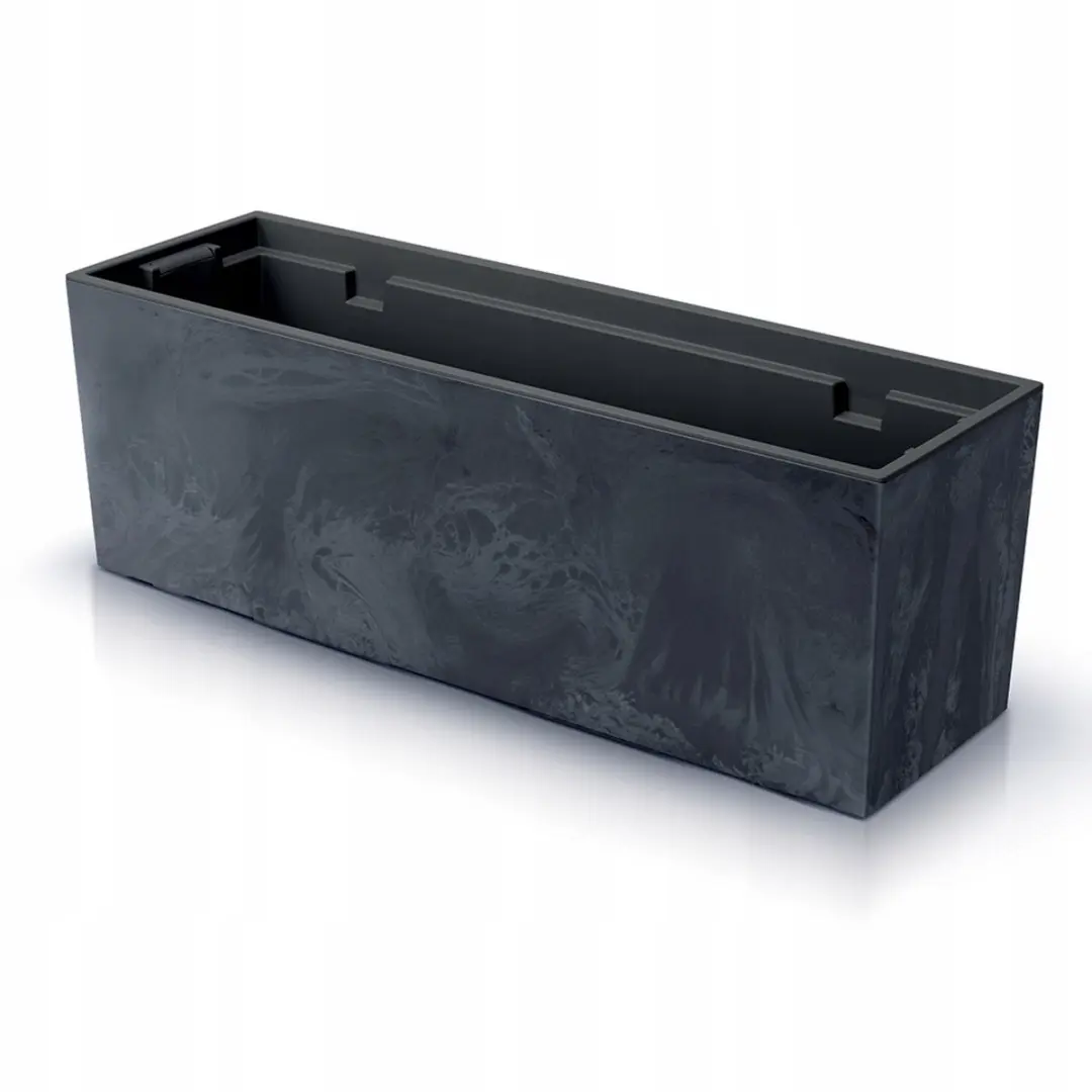 Urbi Case Beton Effect Pot Antraciet 58cm