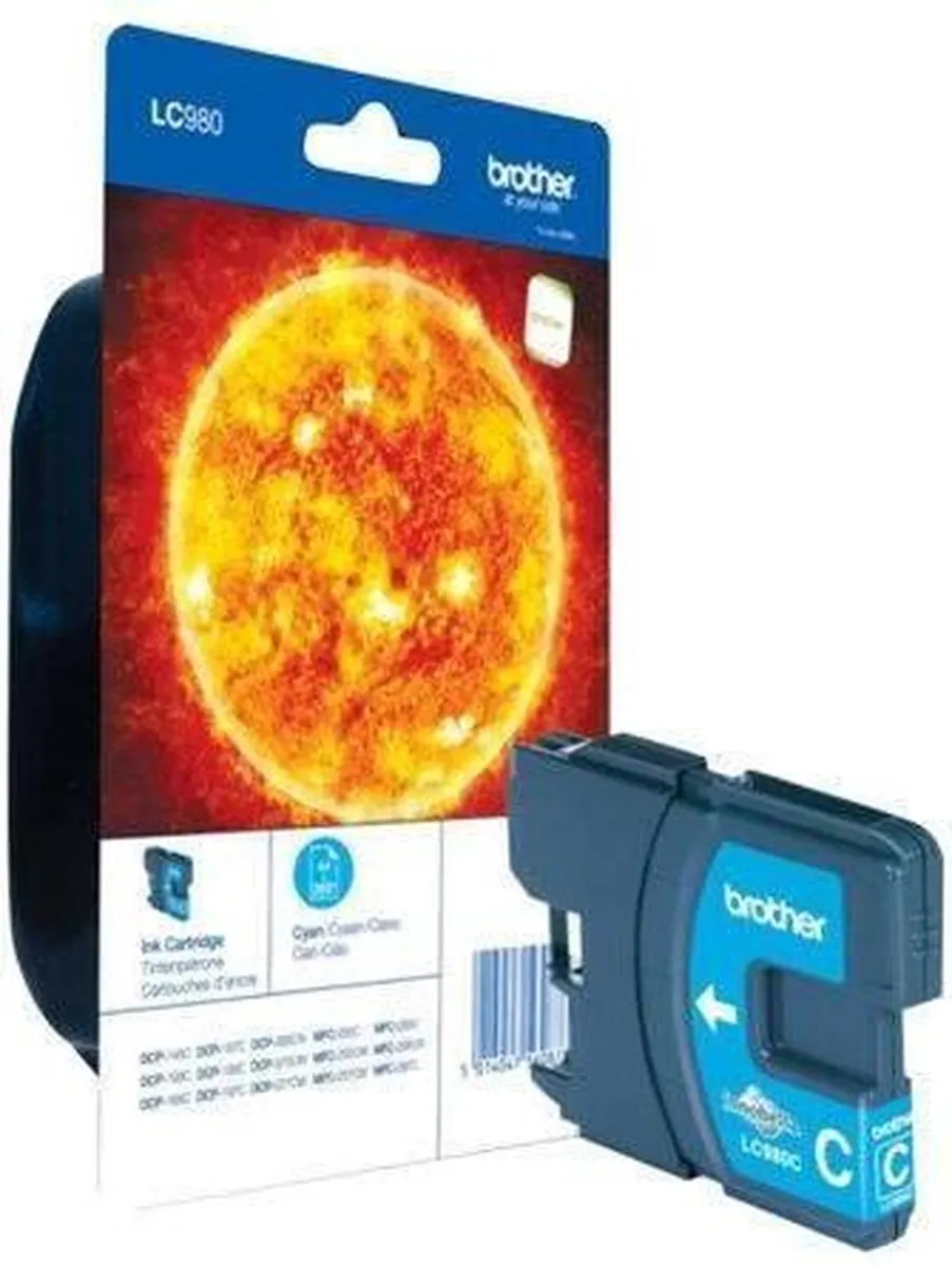 Brother LC-980 Cartouche - Cyaan
