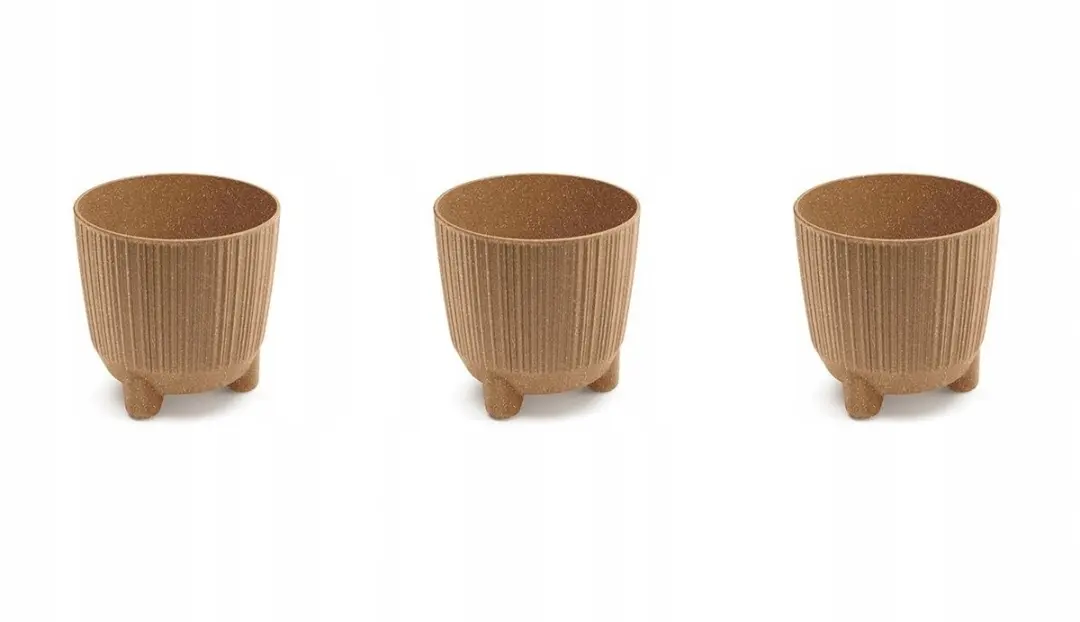Prosperplast Ryfo N Eco Wood Pot 13cm Nature Bruin Kunststof