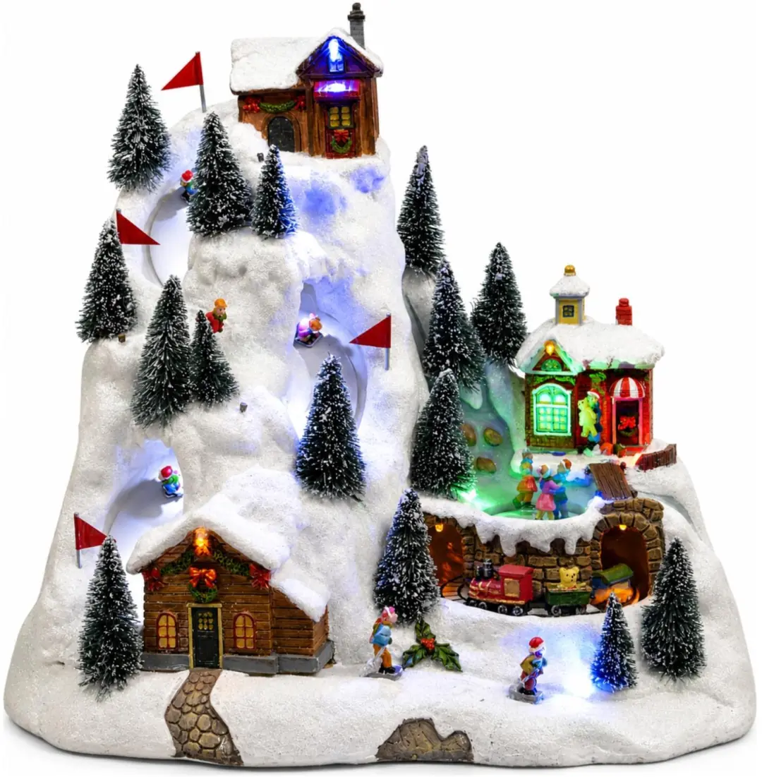 Lumineo Kerstdorp kerst tafereel