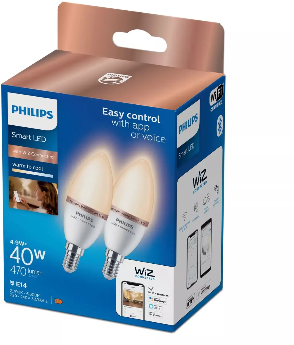 Philips Smart Lighting Kaarslamp 2-pack