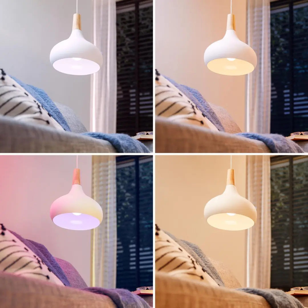 Philips Smart Lighting Kaarslamp C37 E14 RGBW 2-pack - Mat - afbeelding 3 van 6