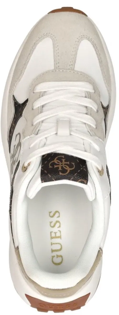 Guess Luckei Sneakers - Dames - Wit - Maat 39 - afbeelding 5 van 6