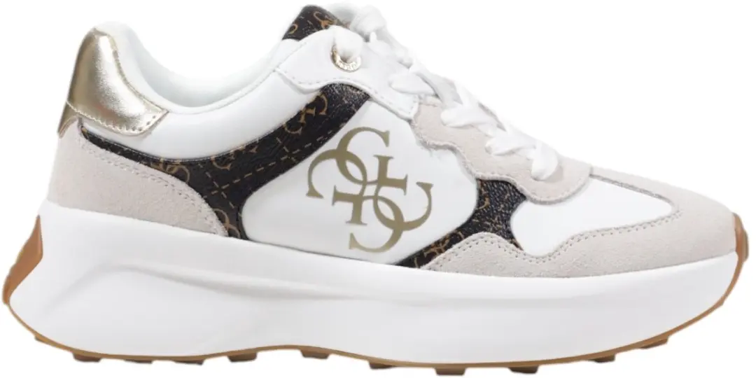 Guess Luckei Sneakers - Dames - Wit - Maat 39 - afbeelding 3 van 6