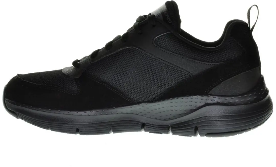 Skechers Arch Fit-Servitica Heren Sneakers Zwart - afbeelding 4 van 6