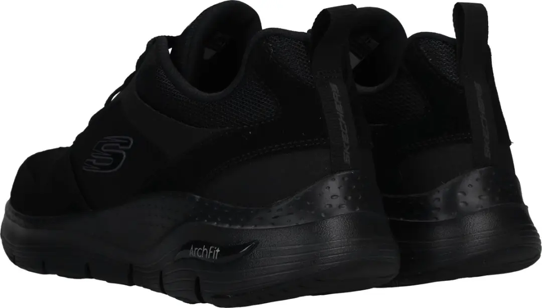 Skechers Arch Fit-Servitica Heren Sneakers Zwart - afbeelding 5 van 6