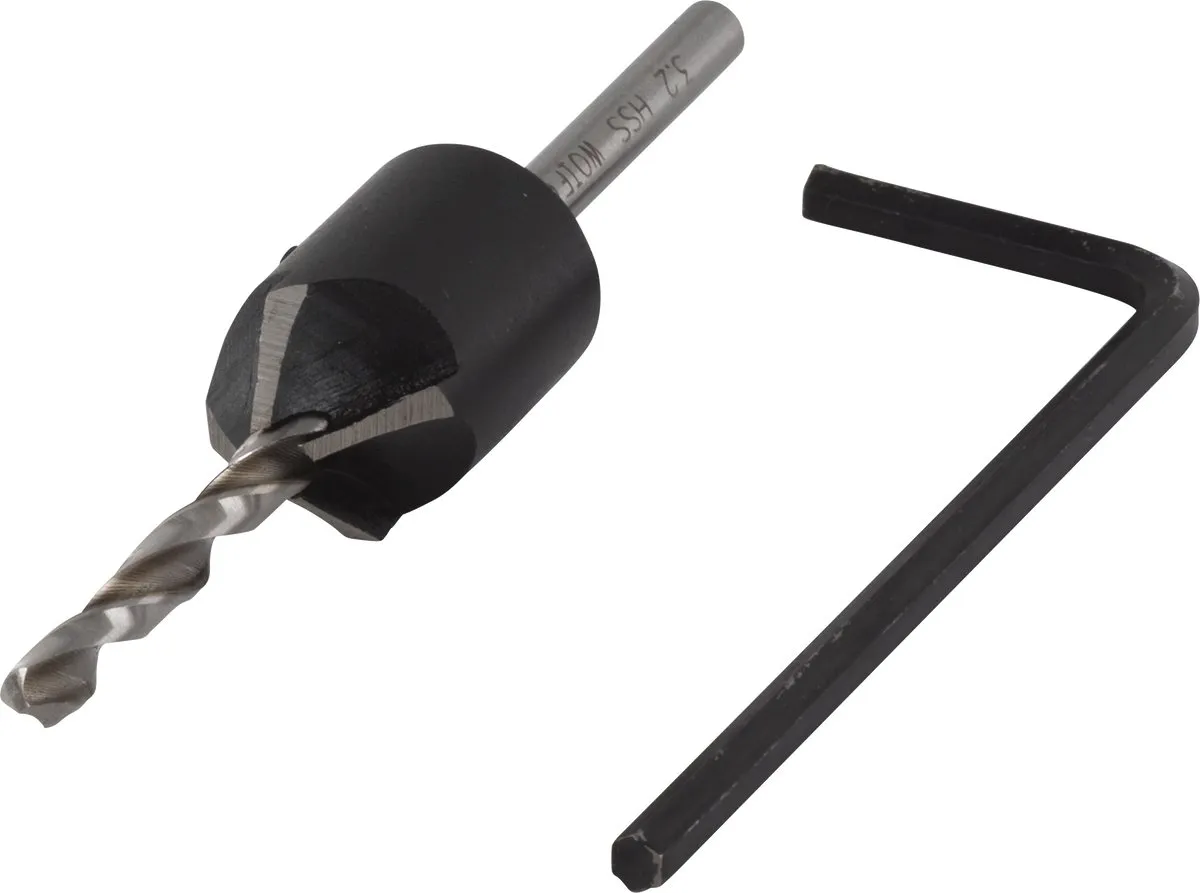 Wolfcraft Verzinkborenset 2498000