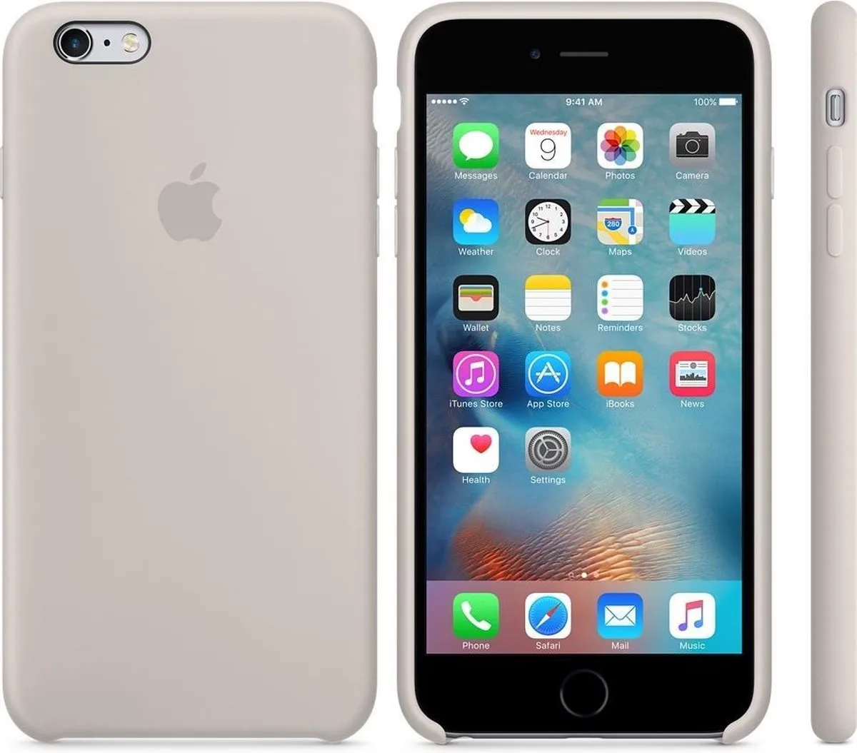 Apple iPhone 6/6s Plus Siliconen Hoesje Stone MKXN2ZM/A