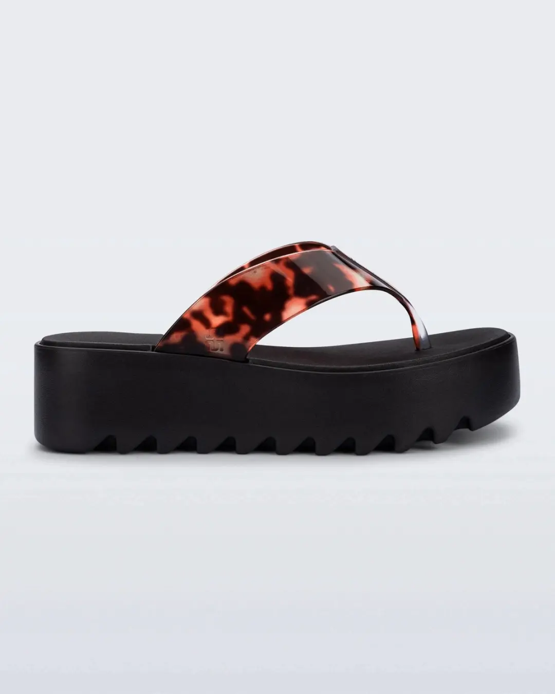 Melissa Platform Slippers AD Turtle Zwart Maat 35/36