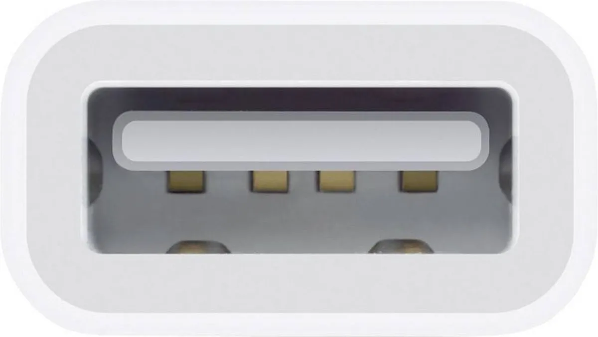 Apple Lightning naar USB Adapter MD821ZM/A - Wit - afbeelding 6 van 6