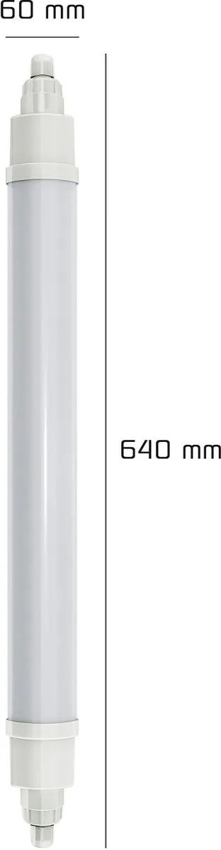 Ledvion 8x LED Armatuur 60cm 12W 6500K - 8 Stuks - afbeelding 4 van 6