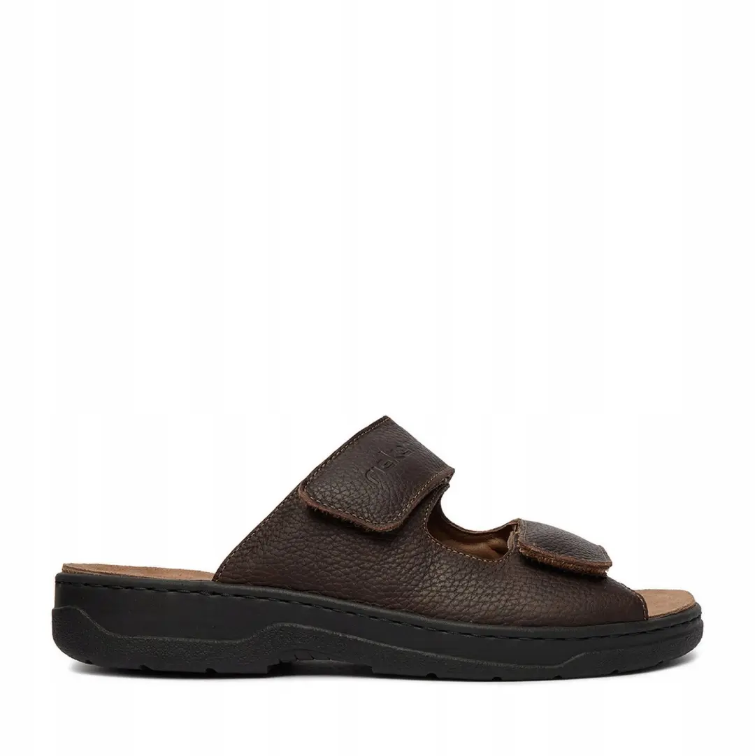 Rieker Heren Slippers Bruin 20390-24