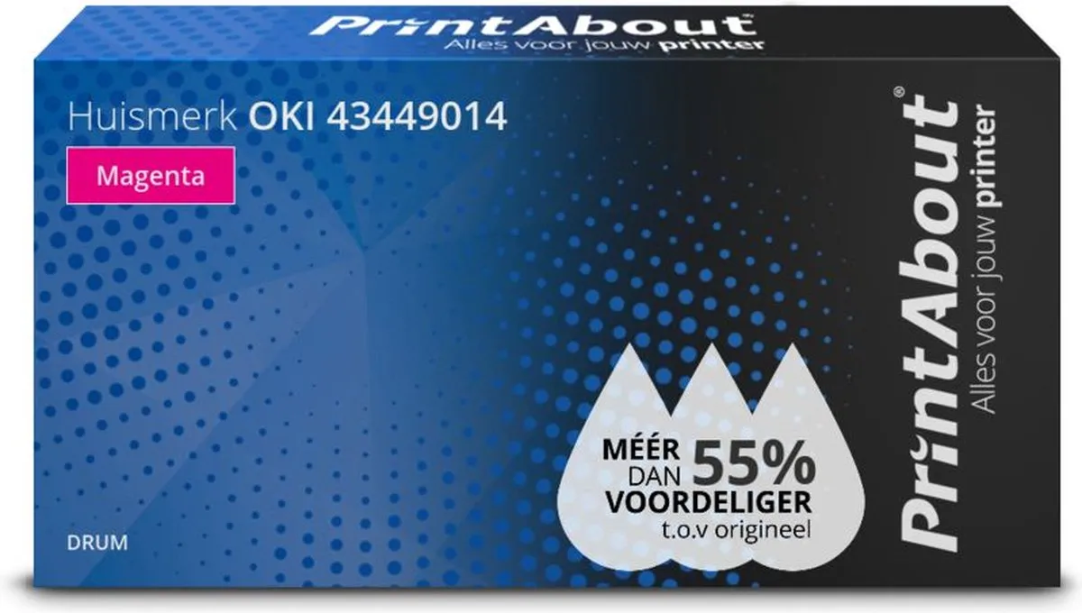 PrintAbout OKI 43449014 Drum Magenta - 22.000 pagina's