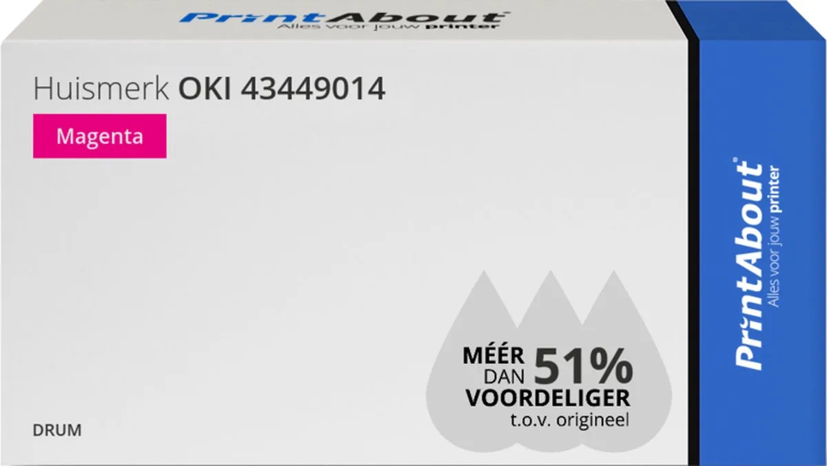 PrintAbout OKI 43449014 Drum Magenta - 22.000 pagina's