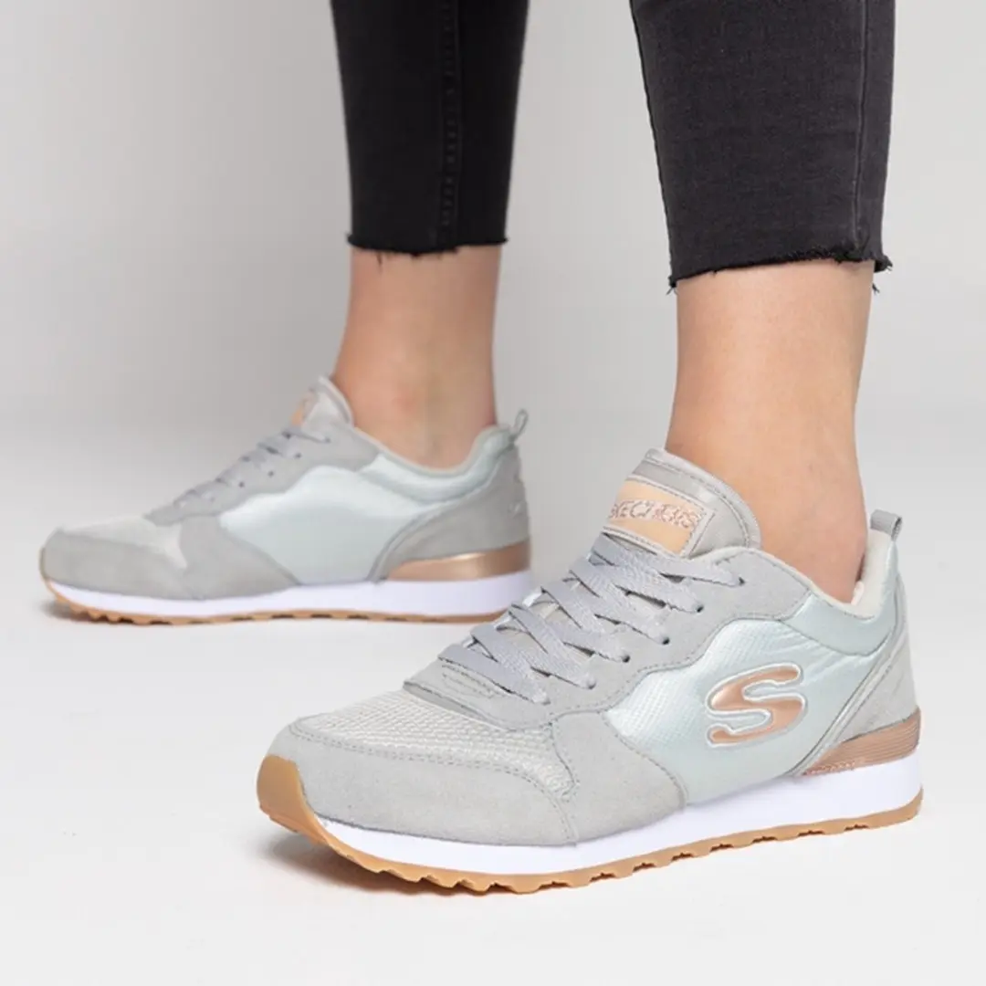 Skechers Retros-OG 85-Goldn Gurl Sneakers - Grijs - afbeelding 6 van 6