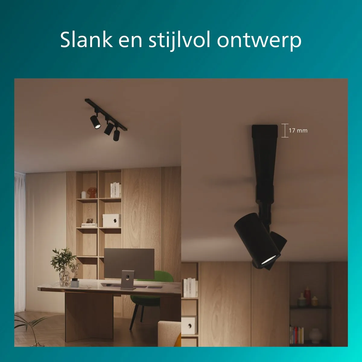 Philips EasyLink Zilo Spot GU10 5W - Zwart - afbeelding 6 van 6