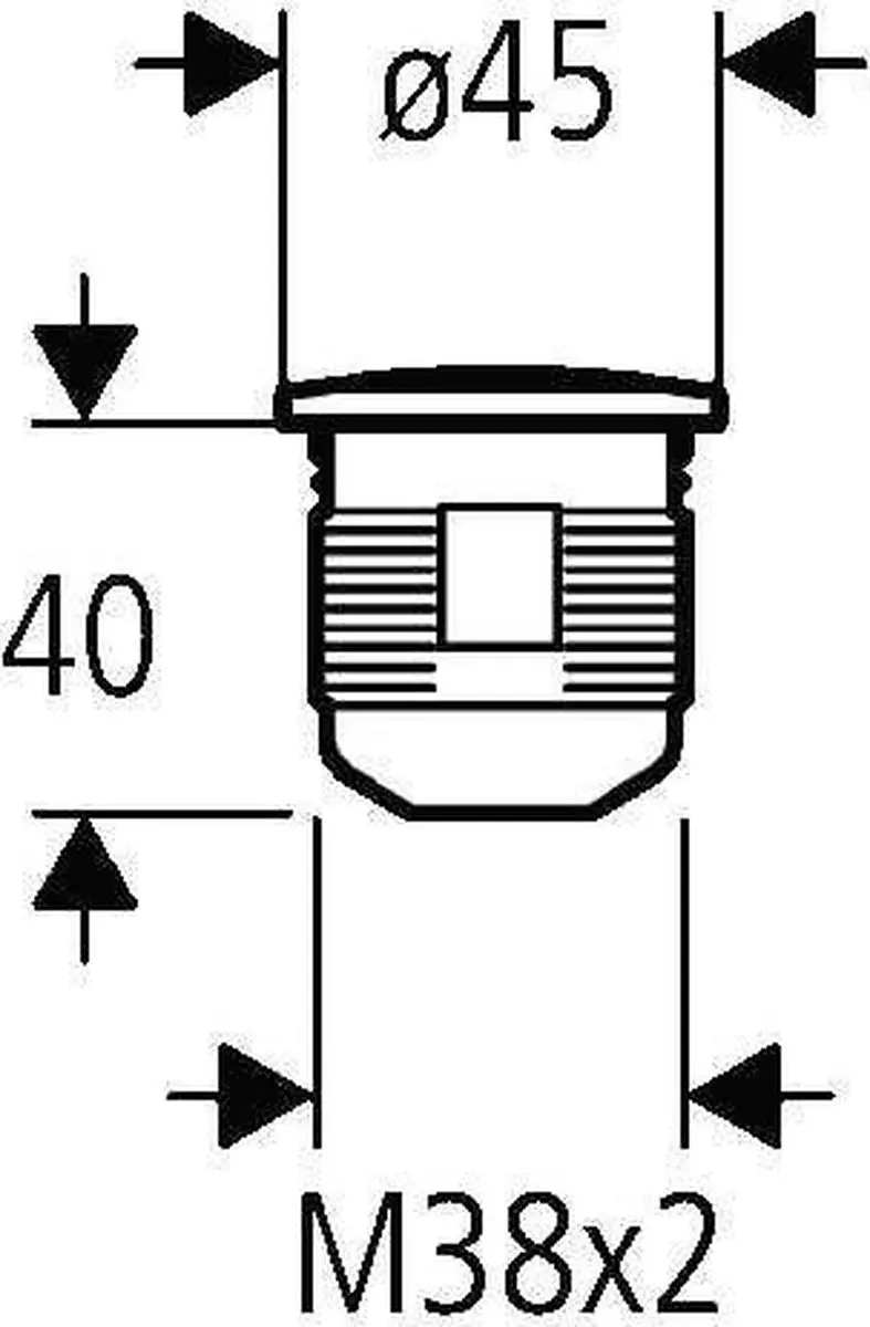 GROHE Drukknop en rozet 37115 mattchrom/chrom - afbeelding 3 van 5
