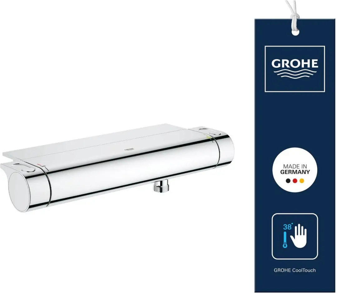 Grohe Grohtherm 2000 Thermostaatkraan 15cm - Chroom - afbeelding 4 van 6