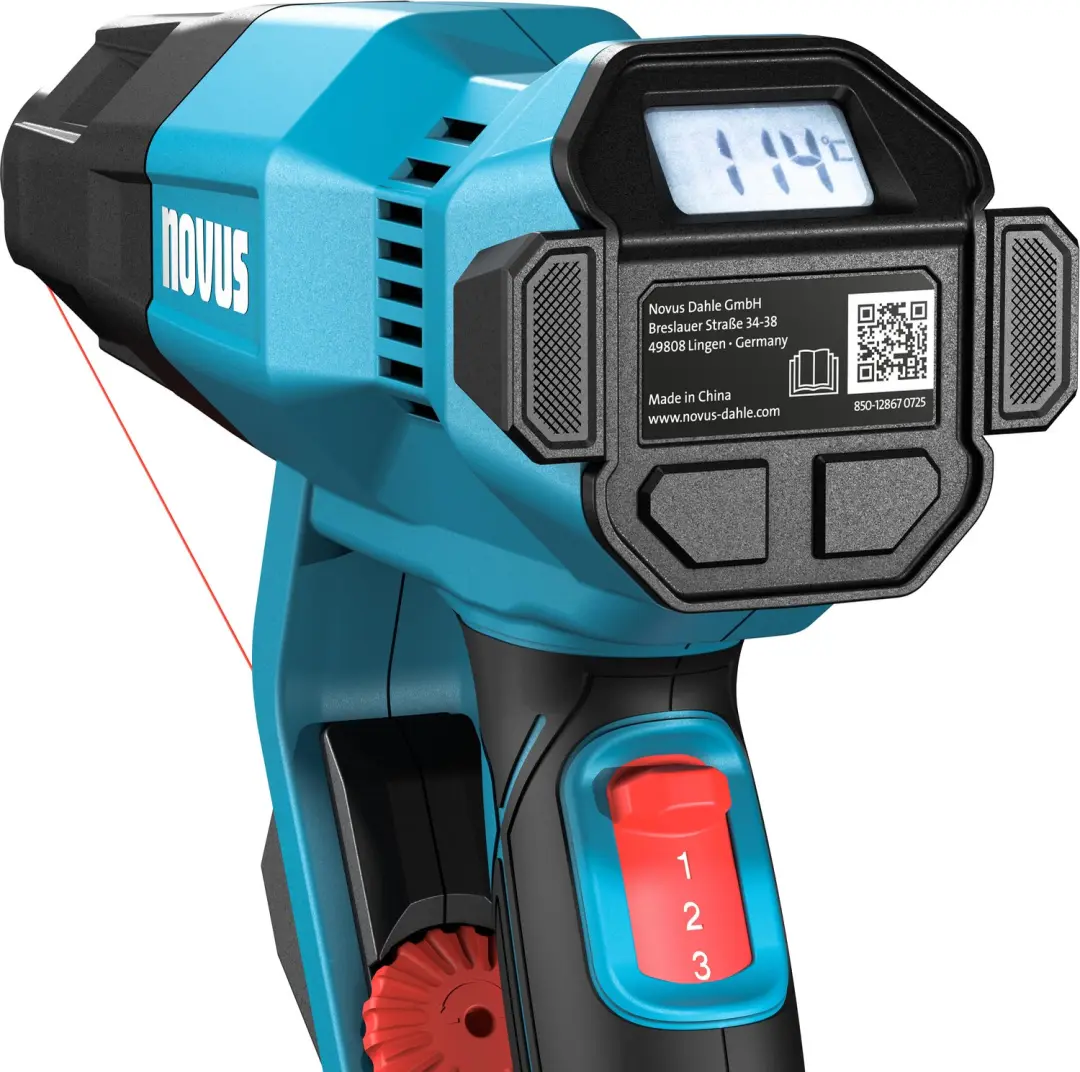 Novus H-250 Heetluchtpistool 2000W - afbeelding 5 van 6