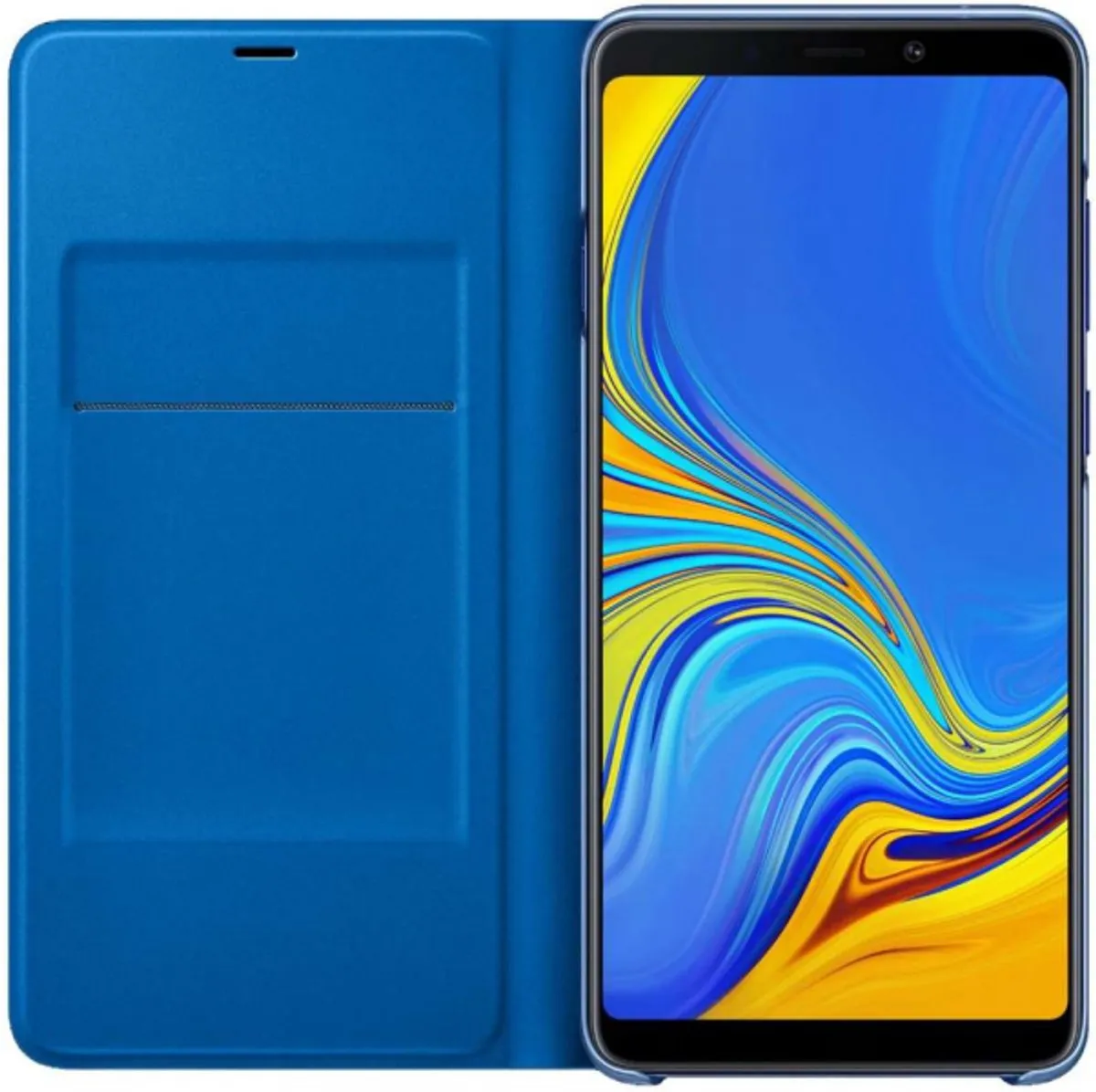 Samsung Wallet Cover Galaxy A9 - Blauw