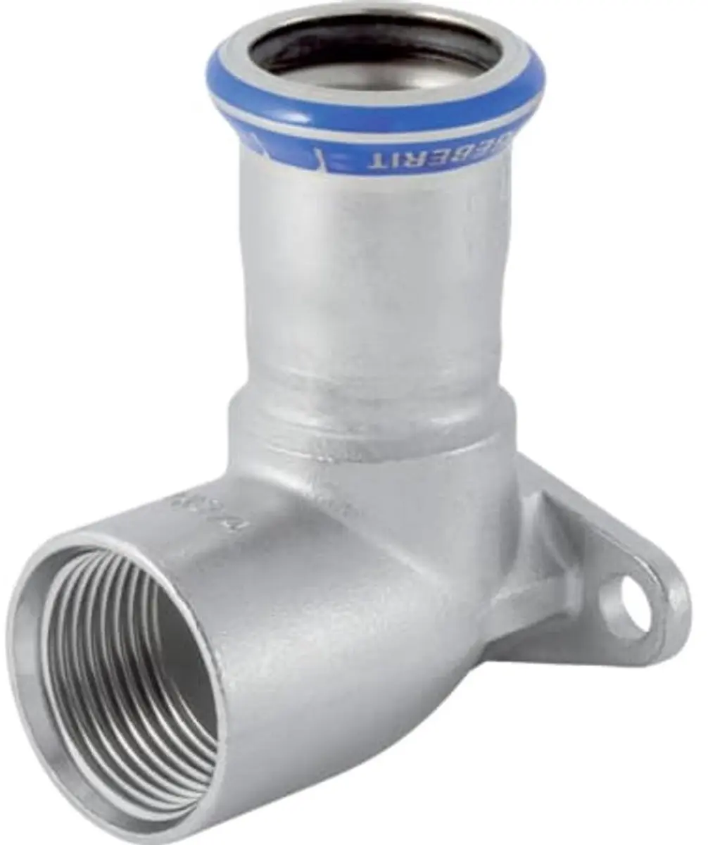 Geberit Mapress aansluitbocht 90°, DN 10 / 15, dø 12 mm, 33013