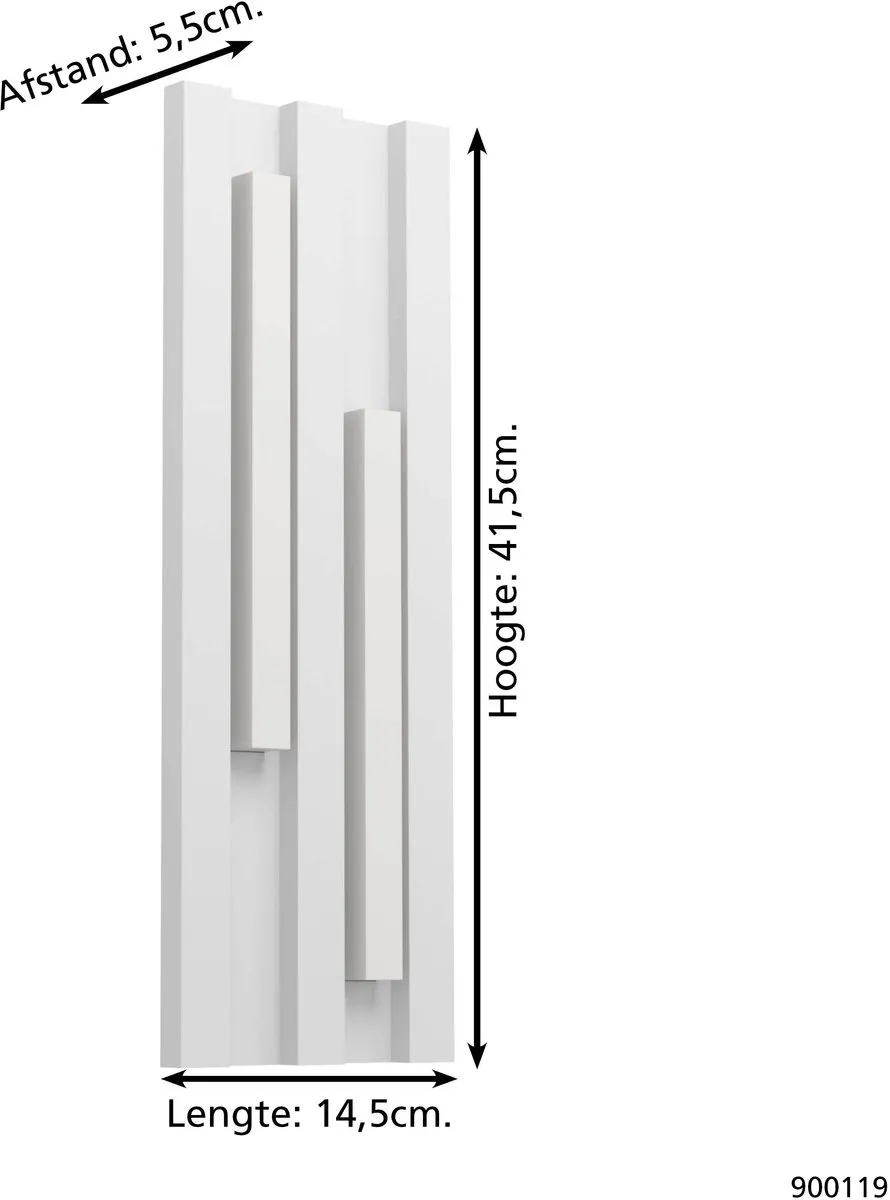 Eglo Fandina Wandlamp LED 14,5cm - Wit