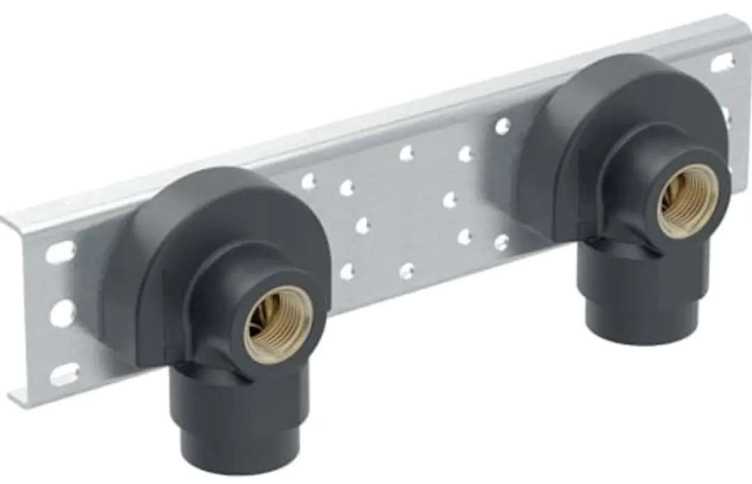 Geberit Mapress aansluithoek 90° met buitendraad MF 1/2", voorgemonteerd, dubbe