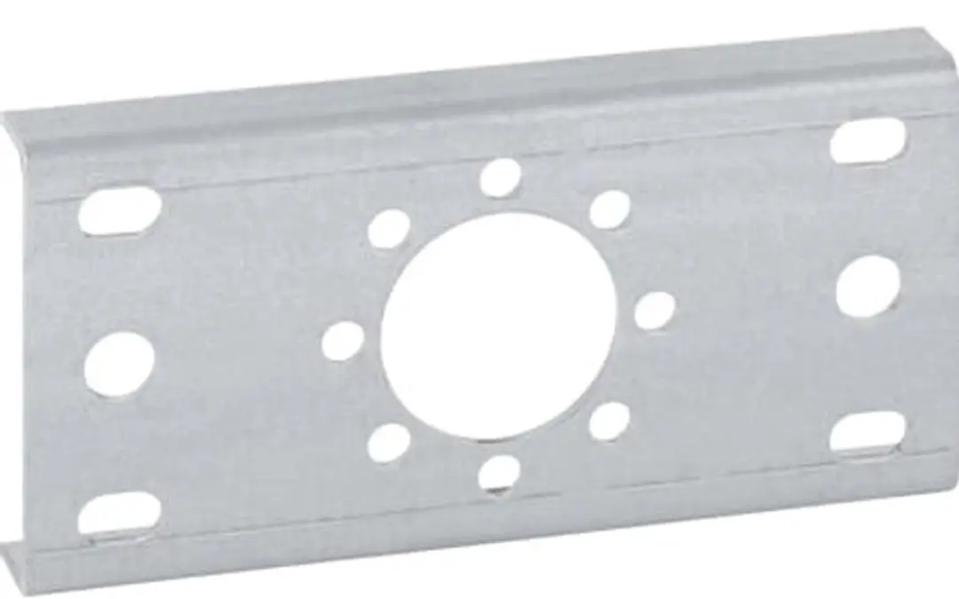 Geberit FlowFit Montageplaat recht, enkel, 601.736.00.1