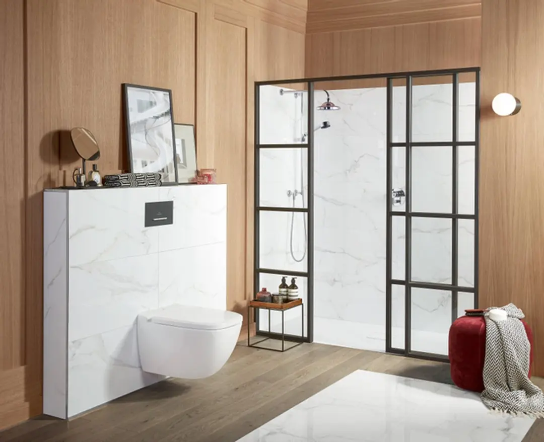 Villeroy & Boch ViConnect E300 Actuatorplaat 253x145mm Antraciet - afbeelding 4 van 6
