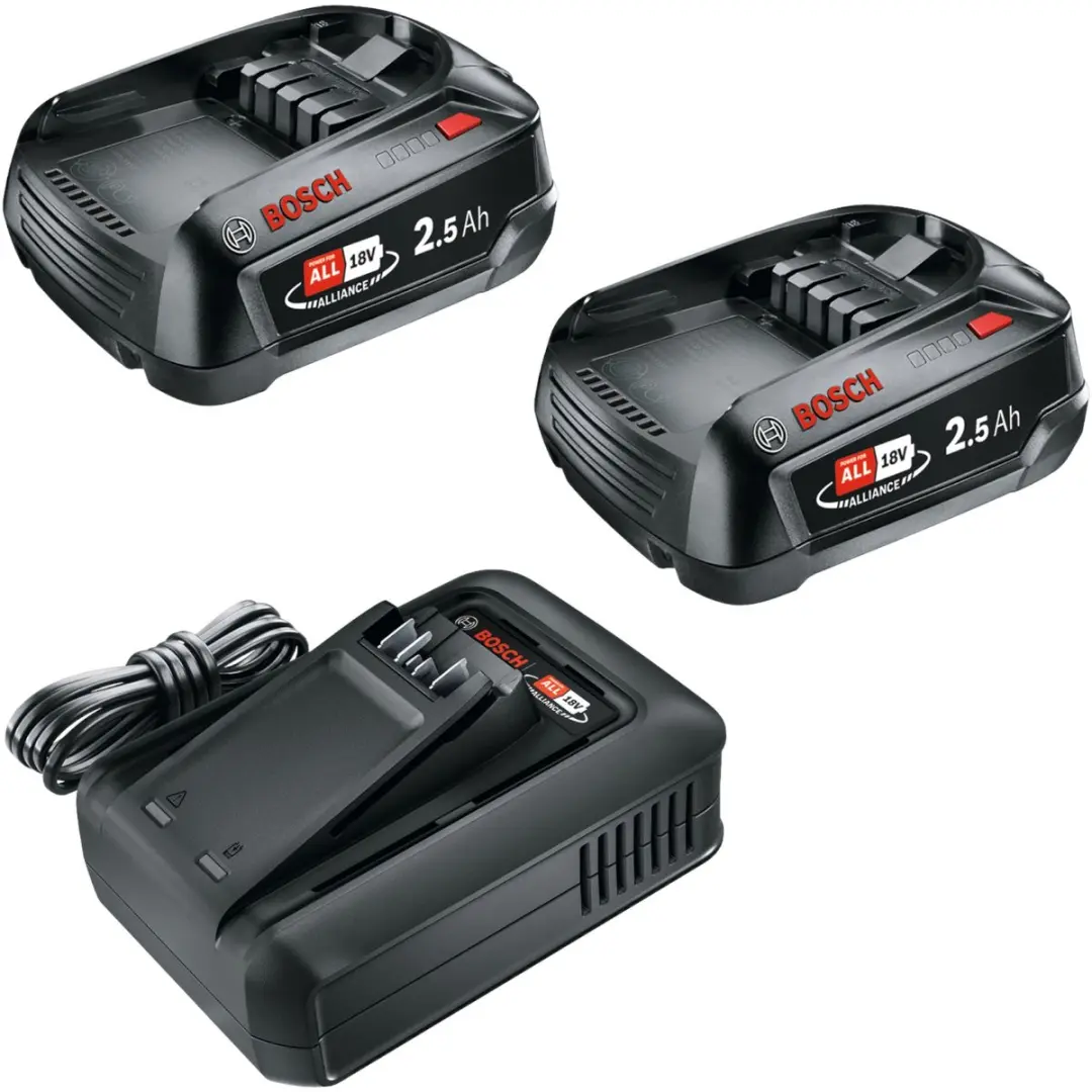 Bosch 18V Starter Set 2x 2.5Ah Accu + AL 18V-44 Lader