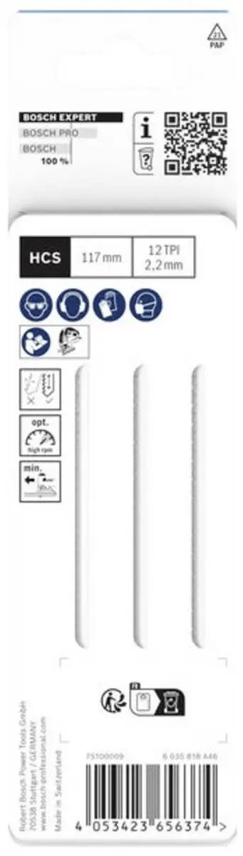 Bosch T308BOP Decoupeerzaagblad - 3-delig - afbeelding 3 van 3