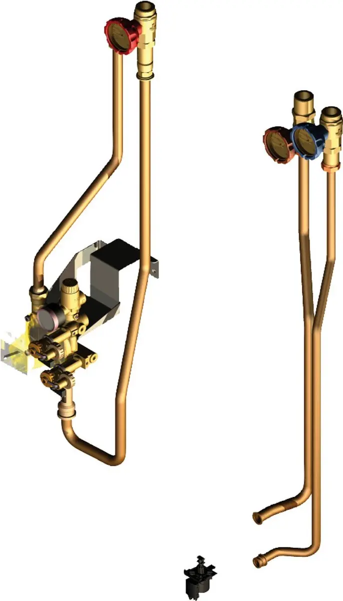 Bosch CS 15 Aansluiting solare verwarmingsondersteuning