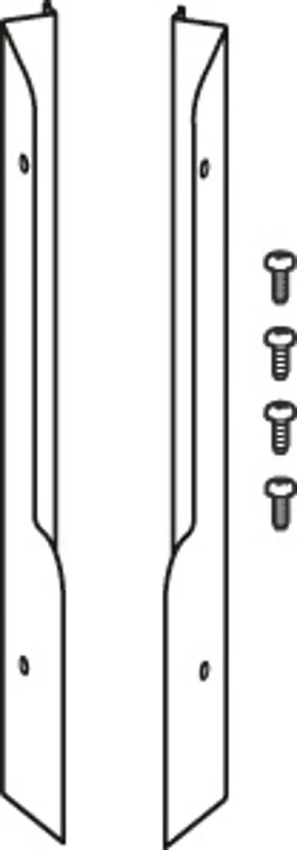 Bosch Installatietoebehoren SF 10 Afdekplaat zijkant links en rechts, 7738112130