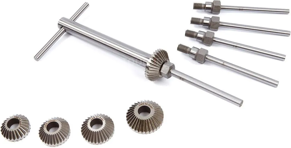 HBM 5-delige Klepzitting Slijper/Freesset - Metaal - 42.5mm