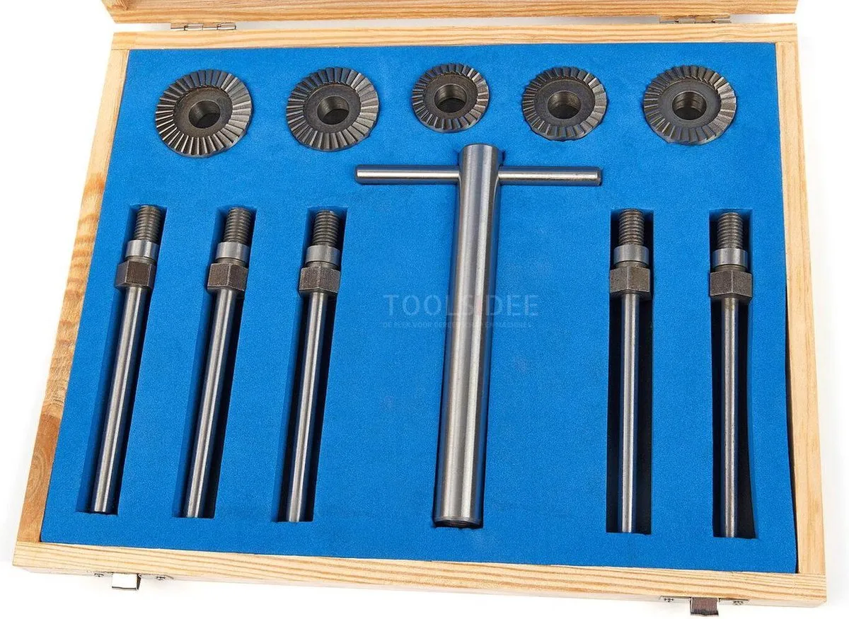 HBM 5-delige Klepzitting Slijper/Freesset - Metaal - 42.5mm
