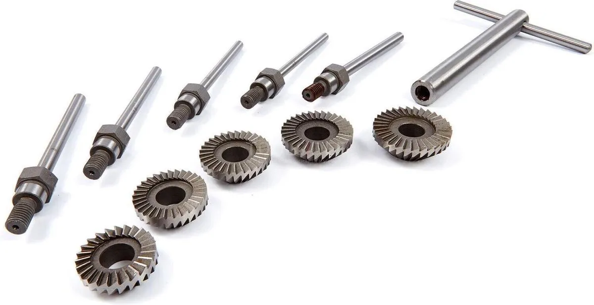 HBM 5-delige Klepzitting Slijper/Freesset - Metaal - 42.5mm - afbeelding 6 van 6