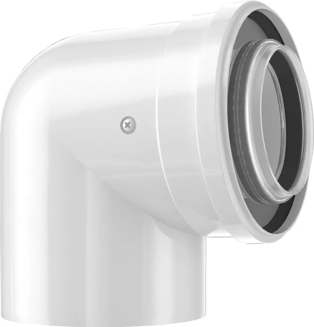 Bosch uitlaatgasaccessoire FC-CE60-87 Lucht-/rookgasbocht 87 Gr, d:60/100 mm, 77