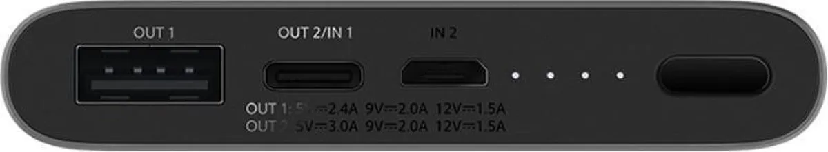 Xiaomi Mi Power Bank 10000mAh PLM13ZM - 18W - 2x USB