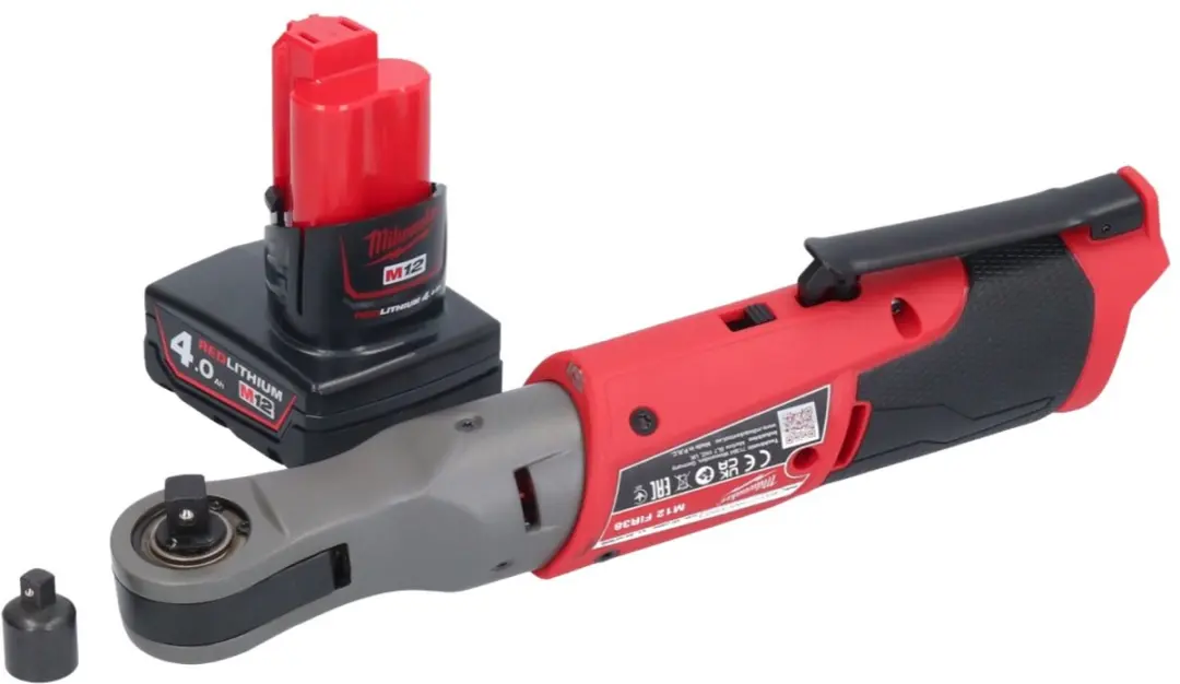 Milwaukee M12 FIR38-401 Ratel 12V 75Nm - 1x 4,0Ah Accu - afbeelding 2 van 5