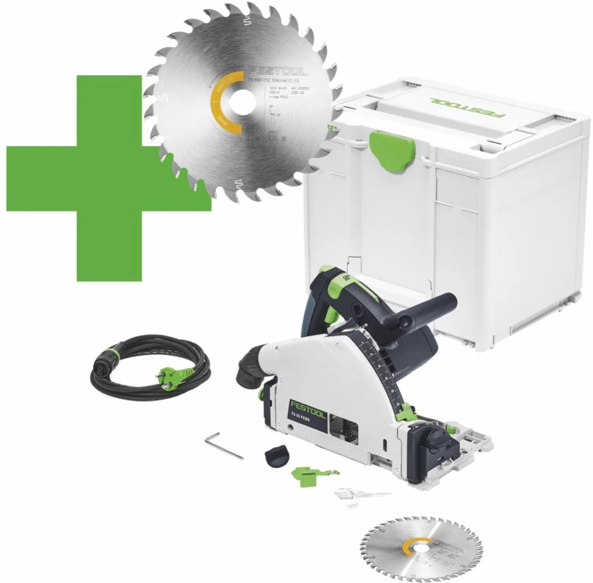 Festool TS 55 F-Plus Master Edition Invalcirkelzaag 1200W - 160mm