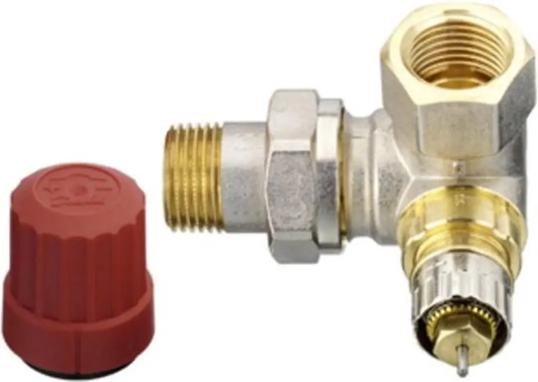Danfoss Thermostatische radiatorafsluiter 3/8 dubbel haaks LI Kvs 0,65 m3 h RA N