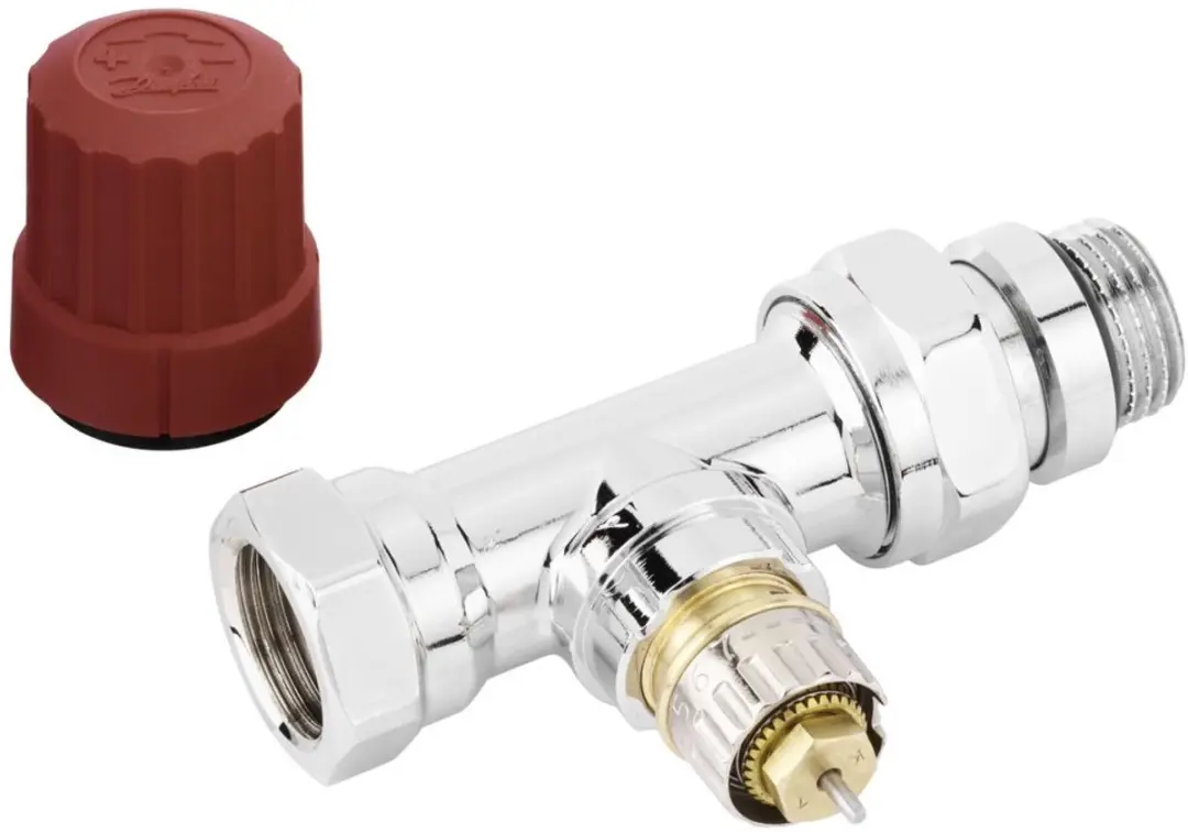 Danfoss RA-NCX 15 Thermostatische Radiatorafsluiter - Chroom - afbeelding 2 van 3