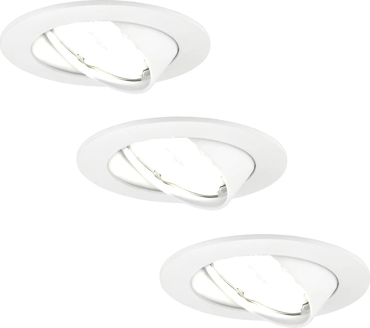 LEDVION 3X Inbouwspot Amsterdam Wit