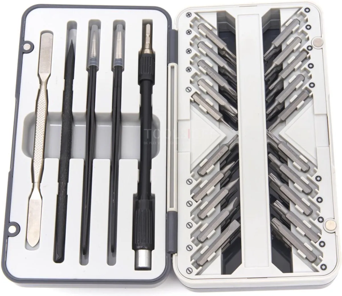 HBM 66-delige Precisie Schroevendraaierset - Flexibel verlengstuk & accessoires